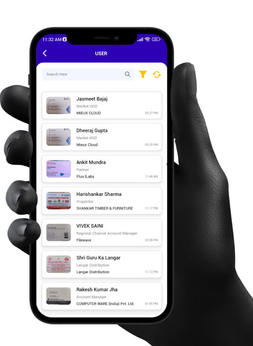 user contact list